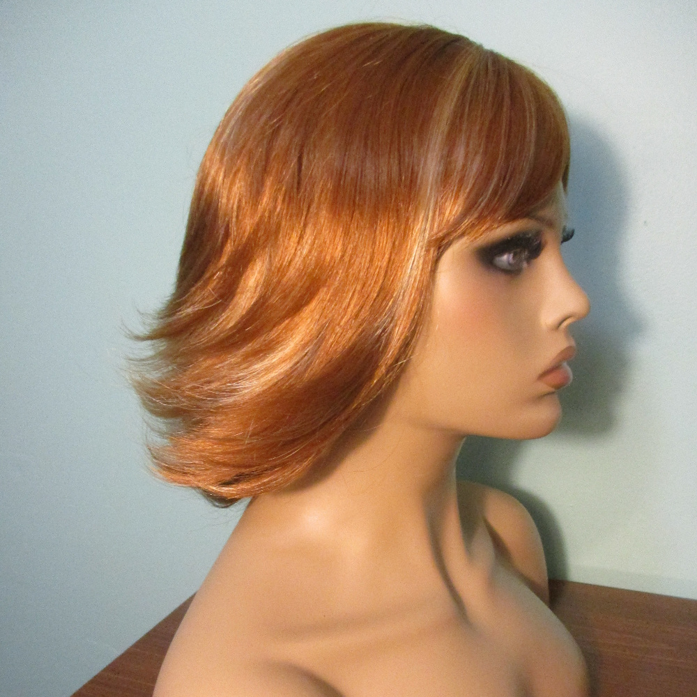 8" two tone blonde flip WIG by MAGIC TOUCH